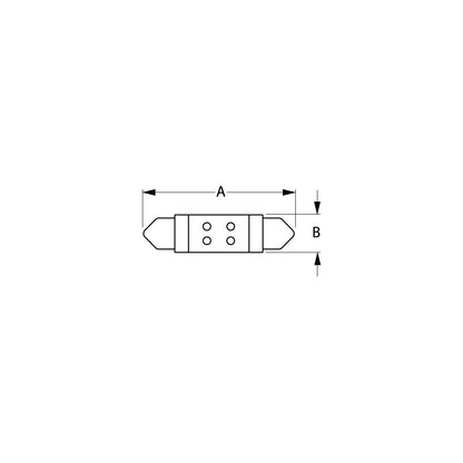 6 LED Festoon Bulb 1-3/4, 1/Cd Default Title -Modern Boat Sales & Service