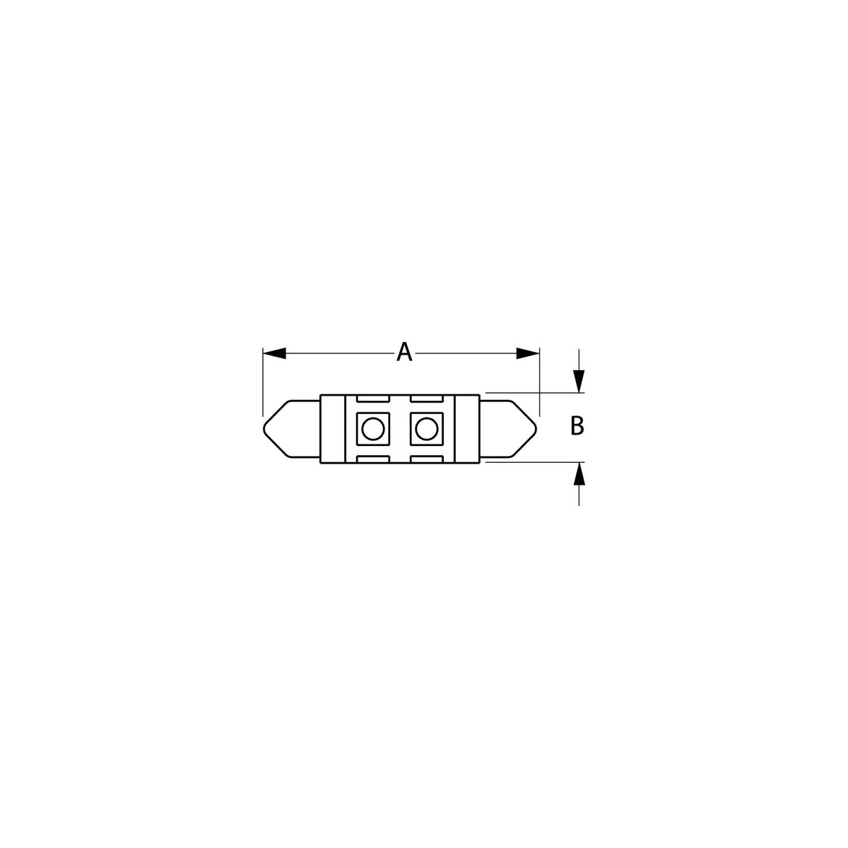 SeaDog 442436 Nickel Plated Brass 8 LED White Lights 12.8V .6 Watt All Around Festoon -Modern Boat Sales & Service