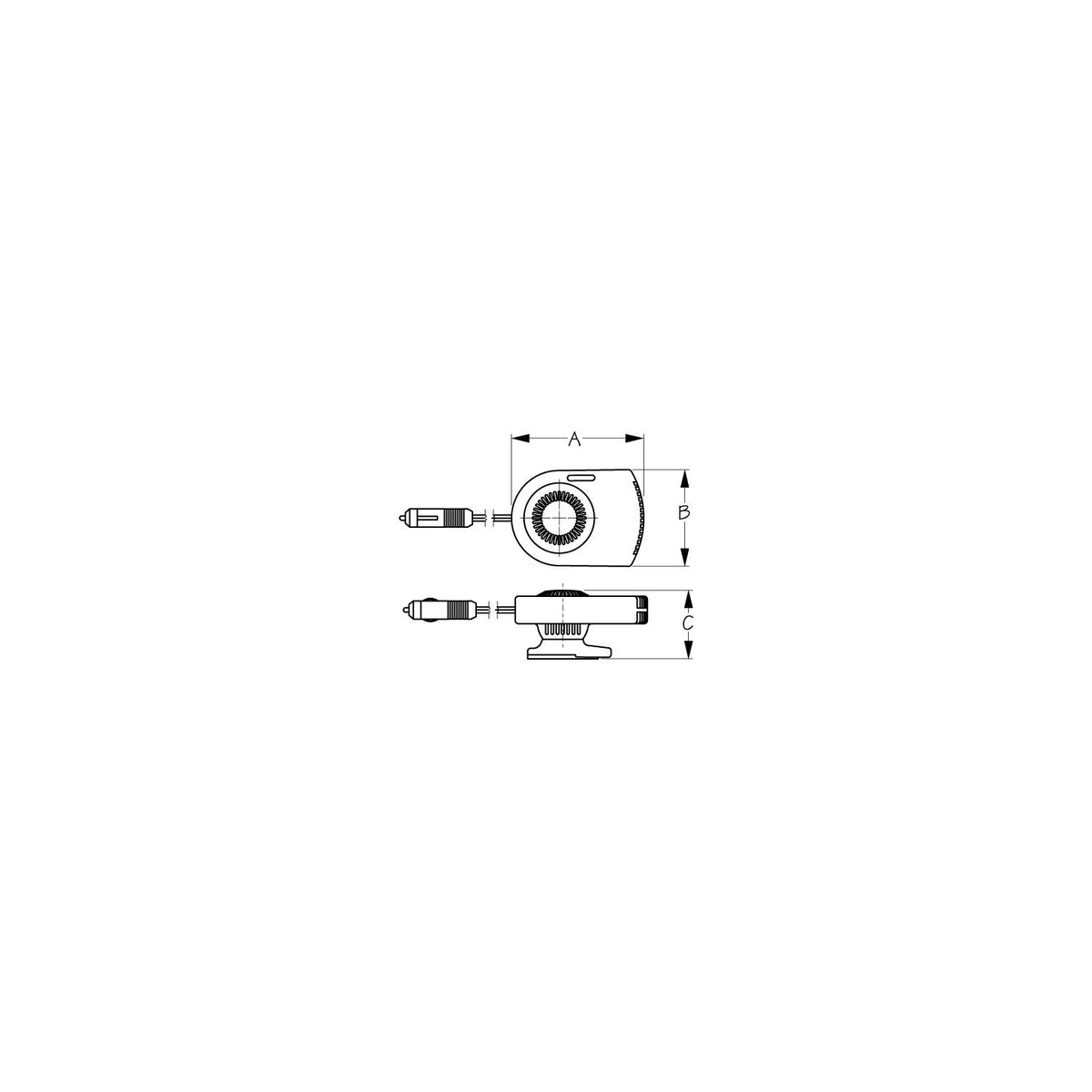Sea-Dog 450150 Ceramic Heater, 12V -Modern Boat Sales & Service