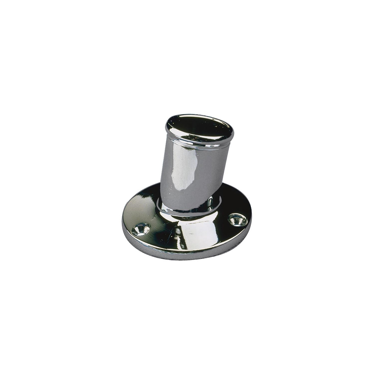 Flagpole Socket, 3/4" Chrome Brass -Modern Boat Sales & Service