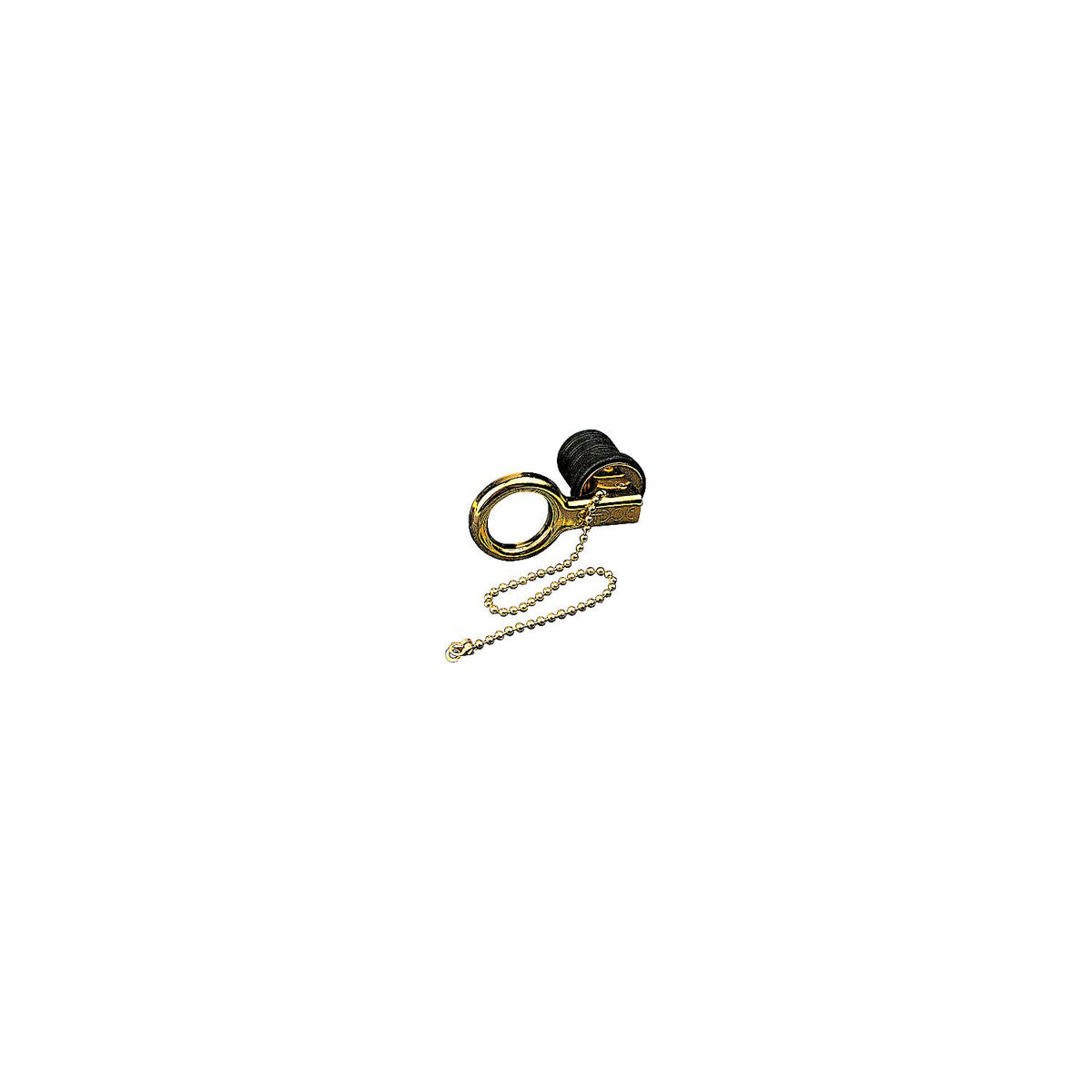 Brass Snap Handle Drain Plug, 1" w/Chain -Modern Boat Sales & Service