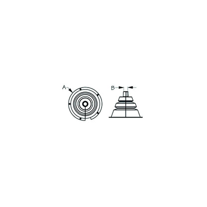 Seadog 521663-1 Motor Well Boot - 4-1/8" Split Default Title -Modern Boat Sales & Service