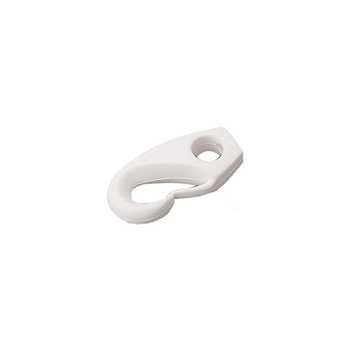 1/4" Nylon Shock Cord Clip, White, Pair -Modern Boat Sales & Service