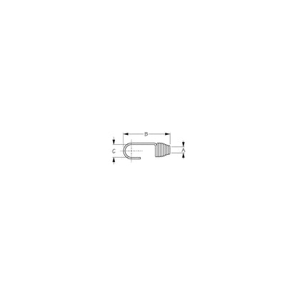 Replacement 3/8" Crimps for Stainless Shock Cord Clips, 10/pk Default Title -Modern Boat Sales & Service