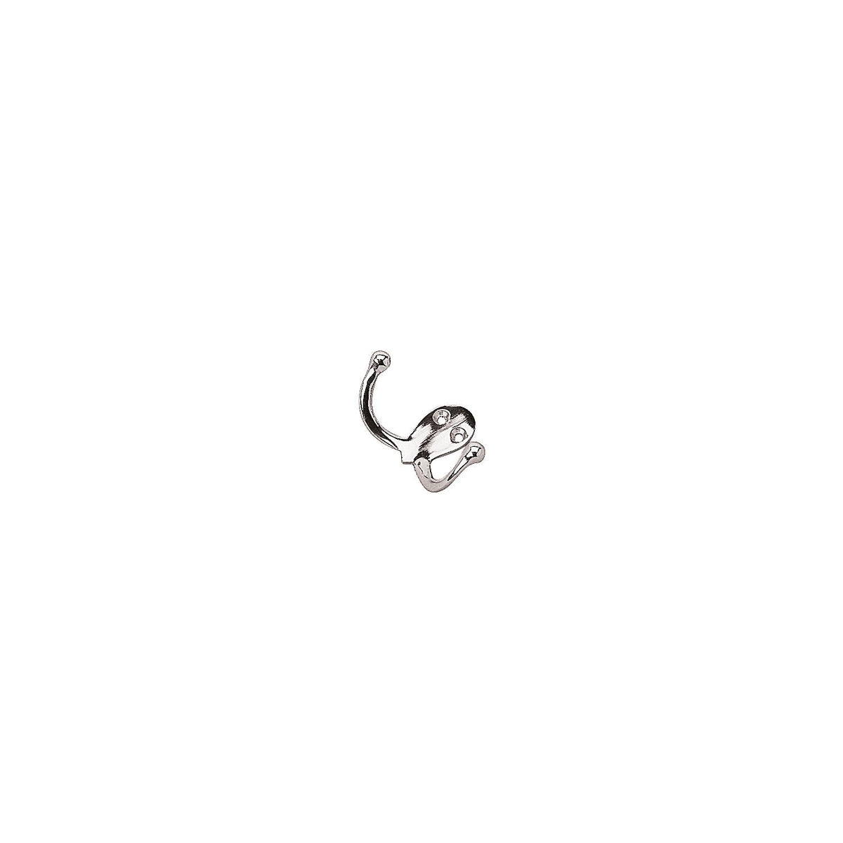 Sea-Dog 6715101 Double Coat Hook - Chrome/Brass -Modern Boat Sales & Service