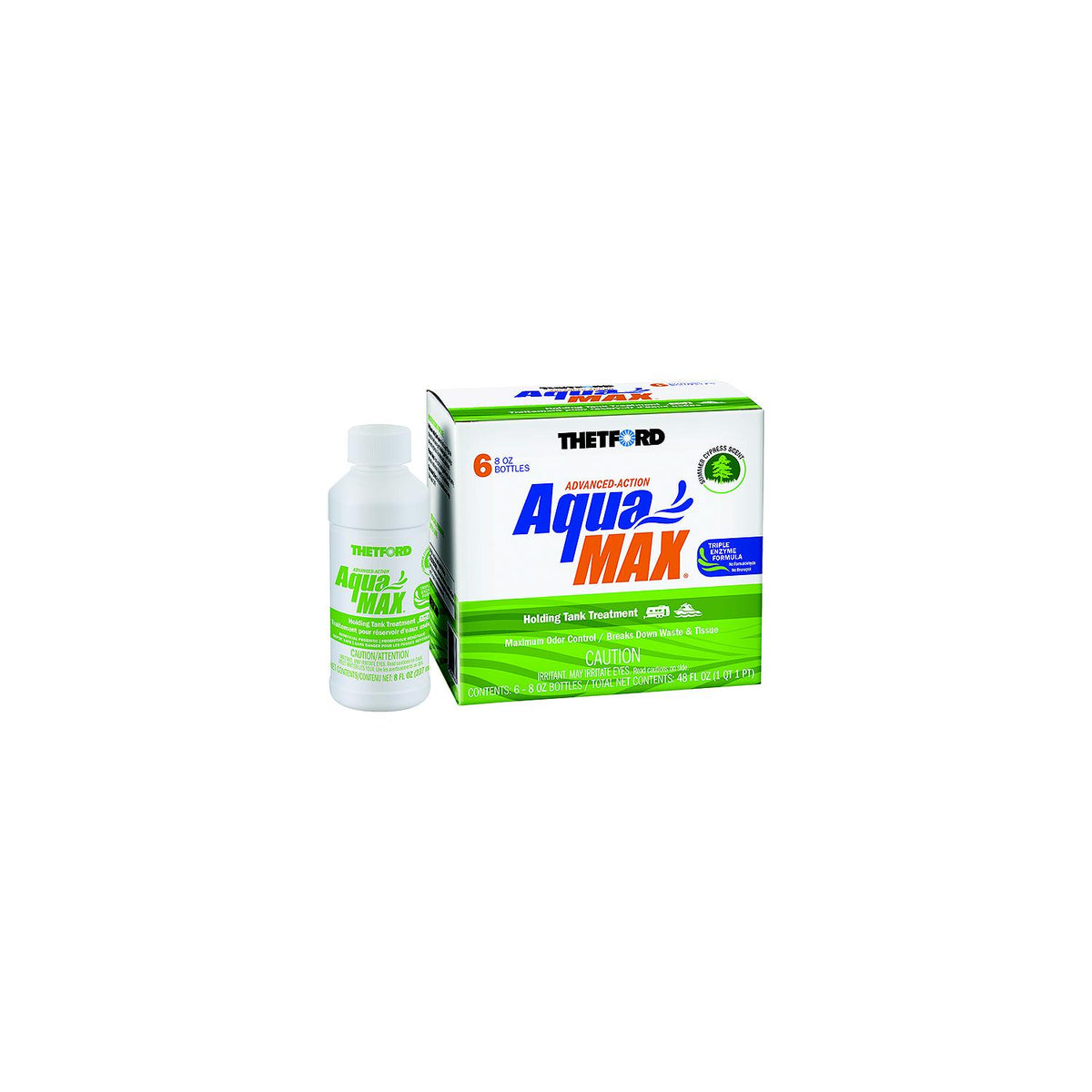 Thetford 96689 AquamaxÂ® Holding Tank Treatment, 6-Pack 8oz Liquid, Summer Cypress Sent -Modern Boat Sales & Service