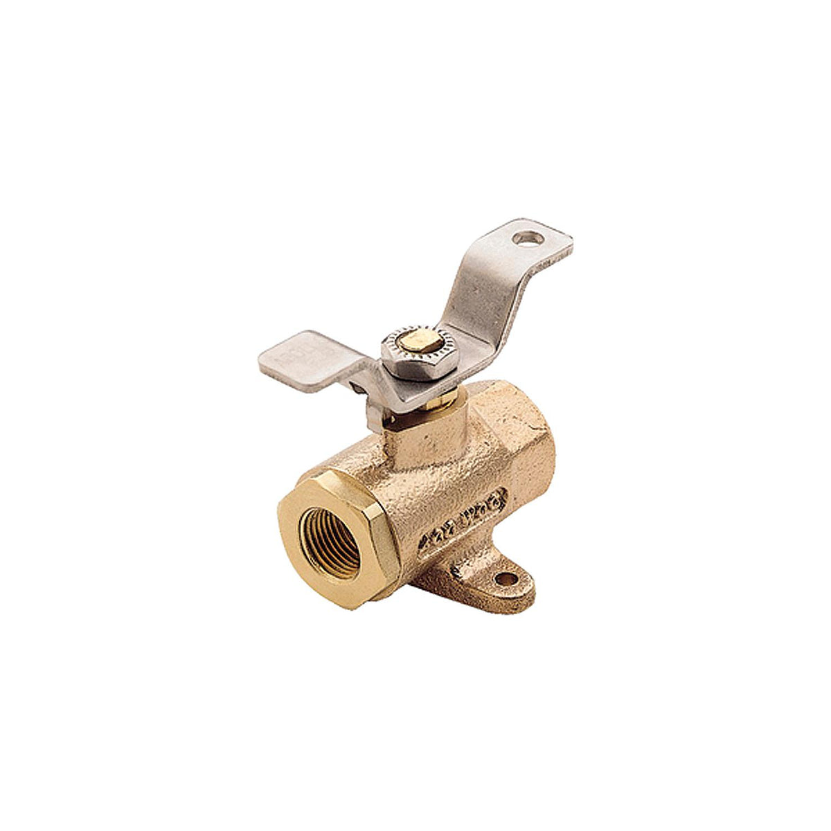 Bronze Ball Type Fuel Shut-Off Valve, 3/8" -Modern Boat Sales & Service