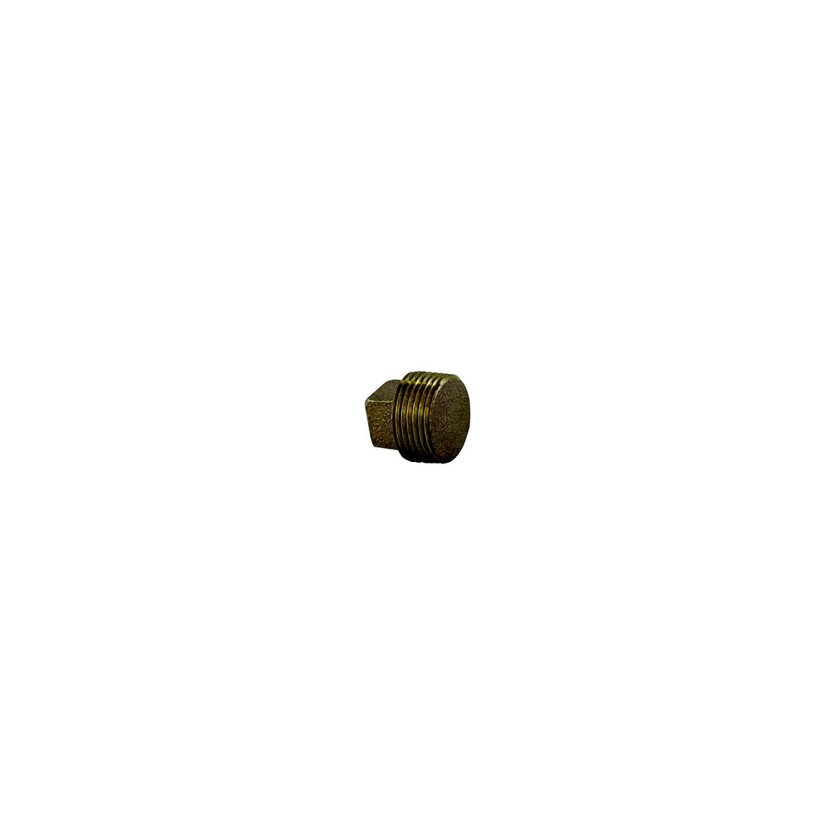 Brass Fitting 44672 Solid Square Head Plug -Modern Boat Sales & Service