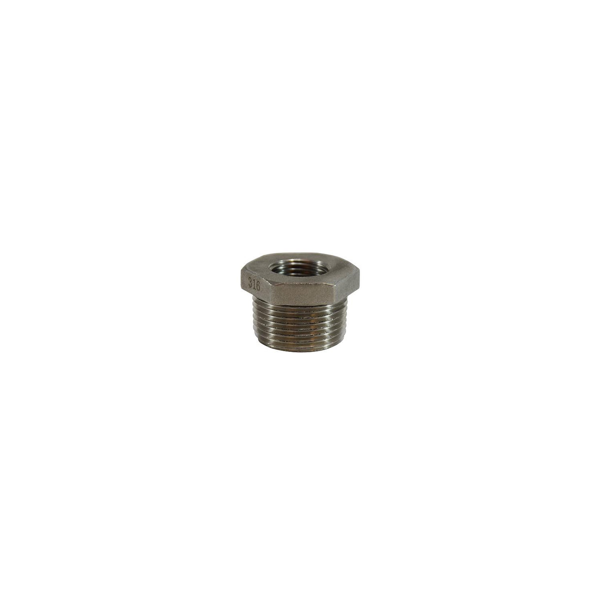 74524 316 Stainless Steel Hex Bushing, 1-1/2" x 1-1/4" -Modern Boat Sales & Service