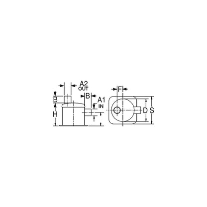 Centek 1500018 Vernalift Side In/Top Out Muffler -Modern Boat Sales & Service