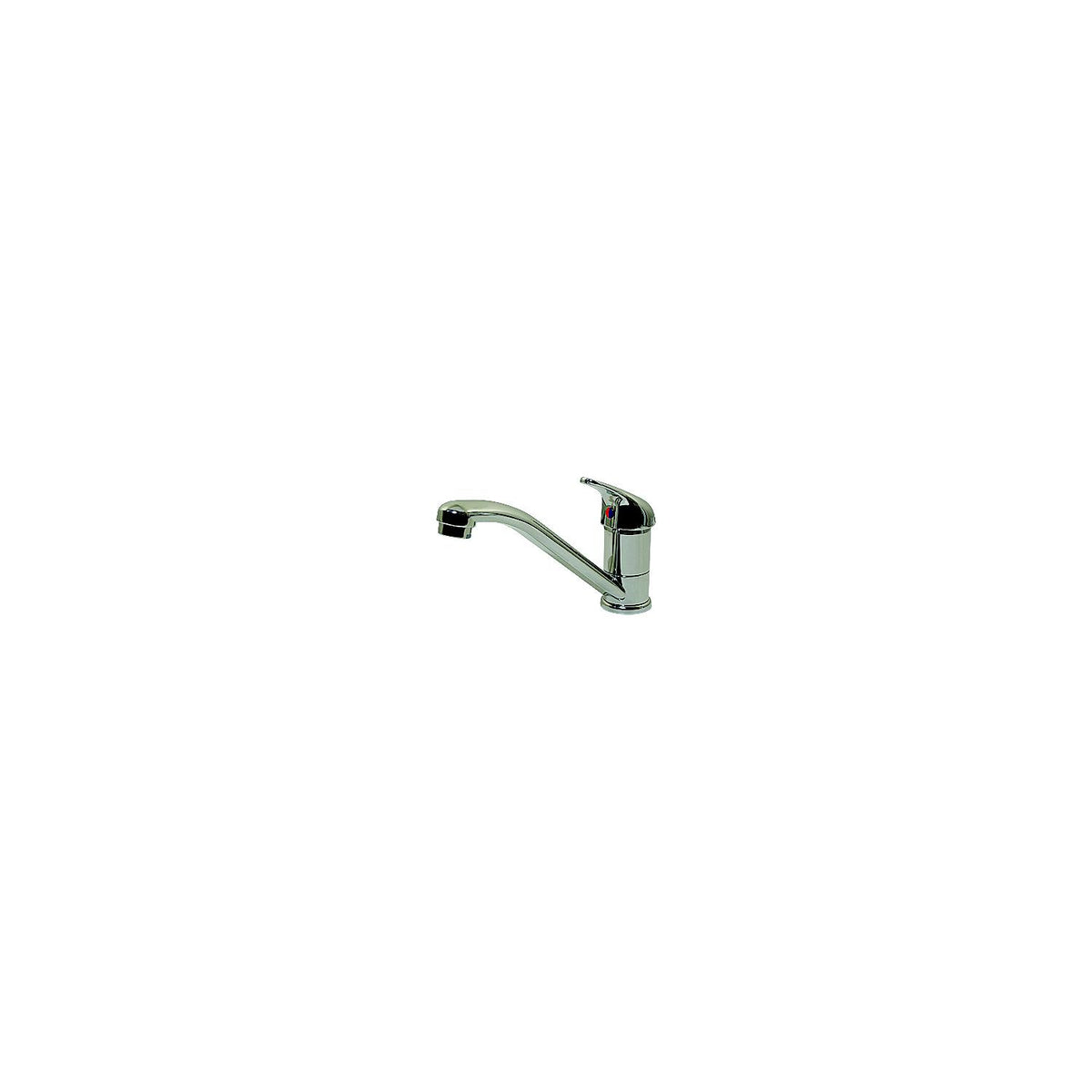 Scandvik 10480P Single Lever Mixer, Chrome/Brass -Modern Boat Sales & Service