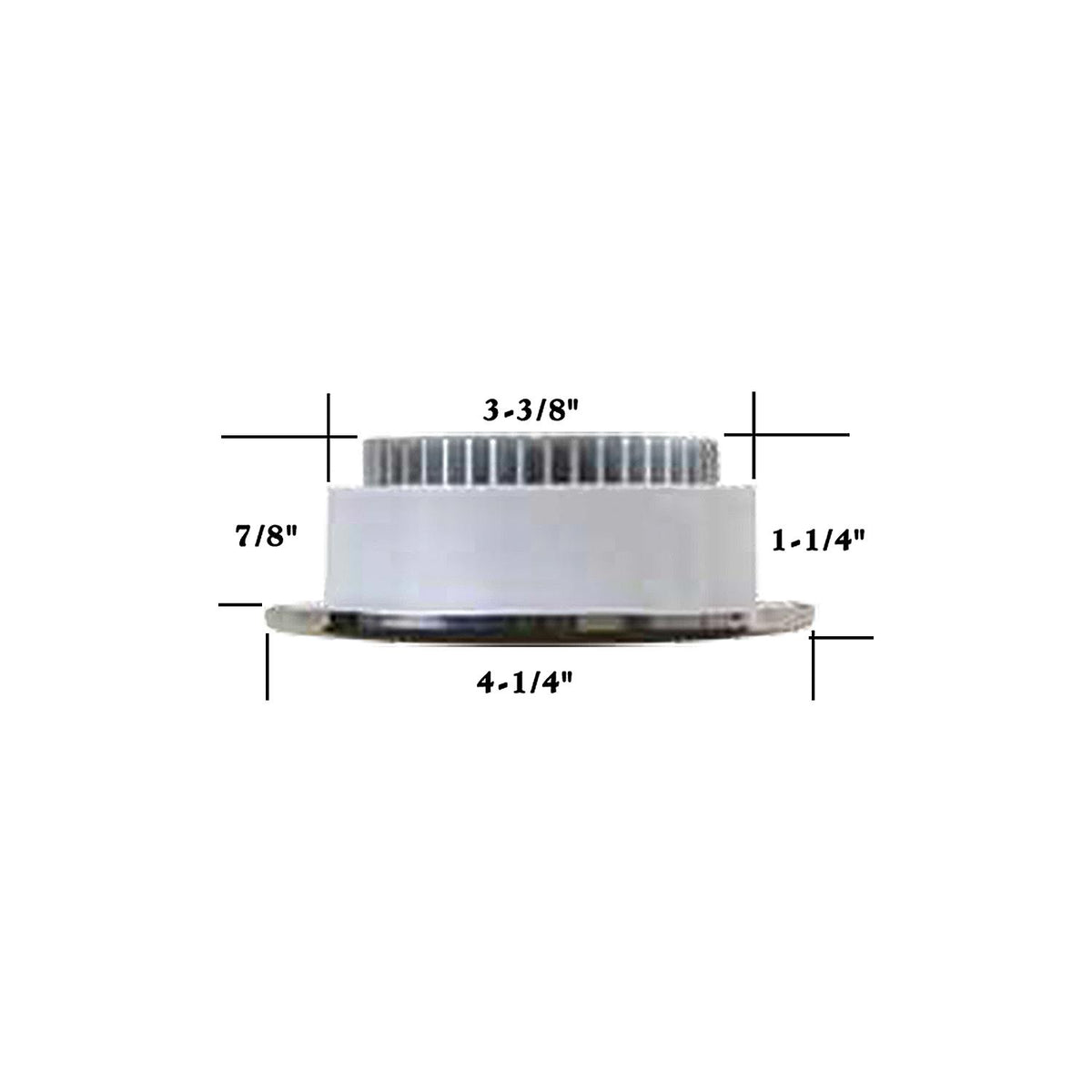 Scandvik 41369P LED 4" Flush Mount Ceiling Light, Warm White -Modern Boat Sales & Service
