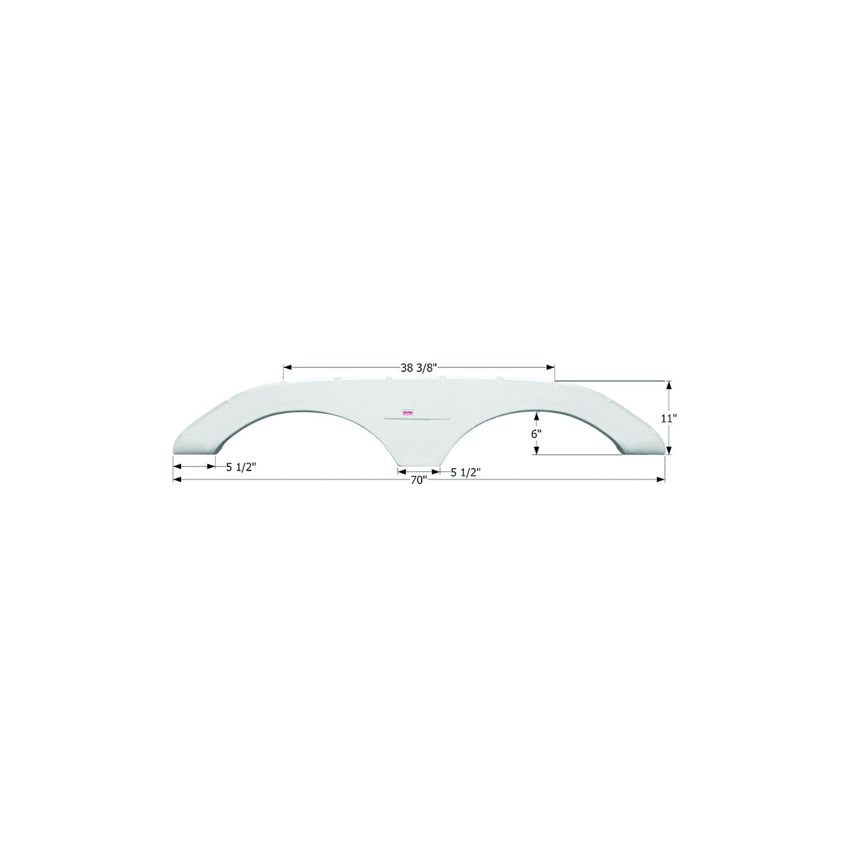 Icon Technologies 01772 Keystone FS1772 White RV Fender Skirts -Modern Boat Sales & Service