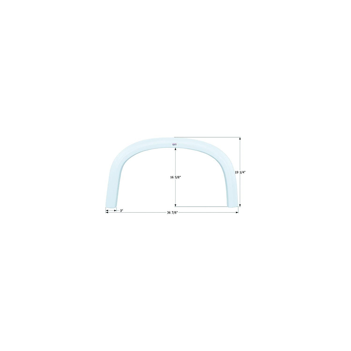 Icon 12038 Fender Skirt â€“ Single Four Winds FS2038, Polar White -Modern Boat Sales & Service