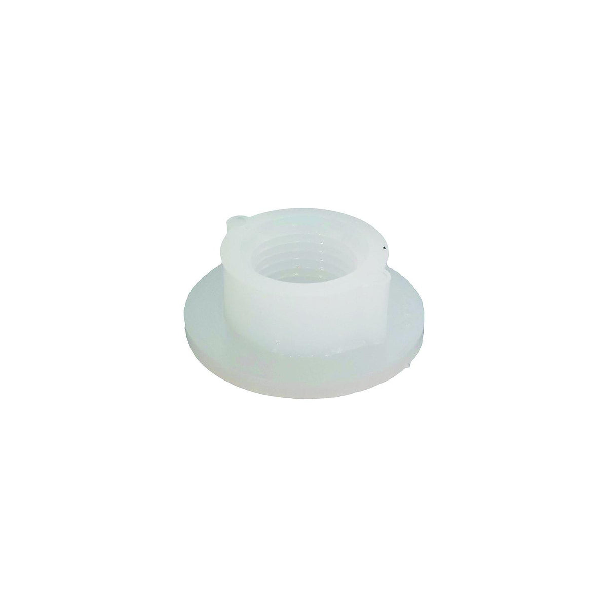 Icon 12477 Fresh Water Tank Raised Threaded Spin Weld Fitting, 1/2" White -Modern Boat Sales & Service