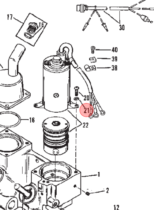* 400256 Mercury Marine Quicksilver Lockwasher / Drawer #567 -Modern Boat Sales & Service