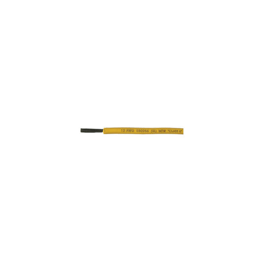 Cobra Wire A1012T04100FT Primary Tinned Copper Wire, 12 AWG, 100', Yellow -Modern Boat Sales & Service
