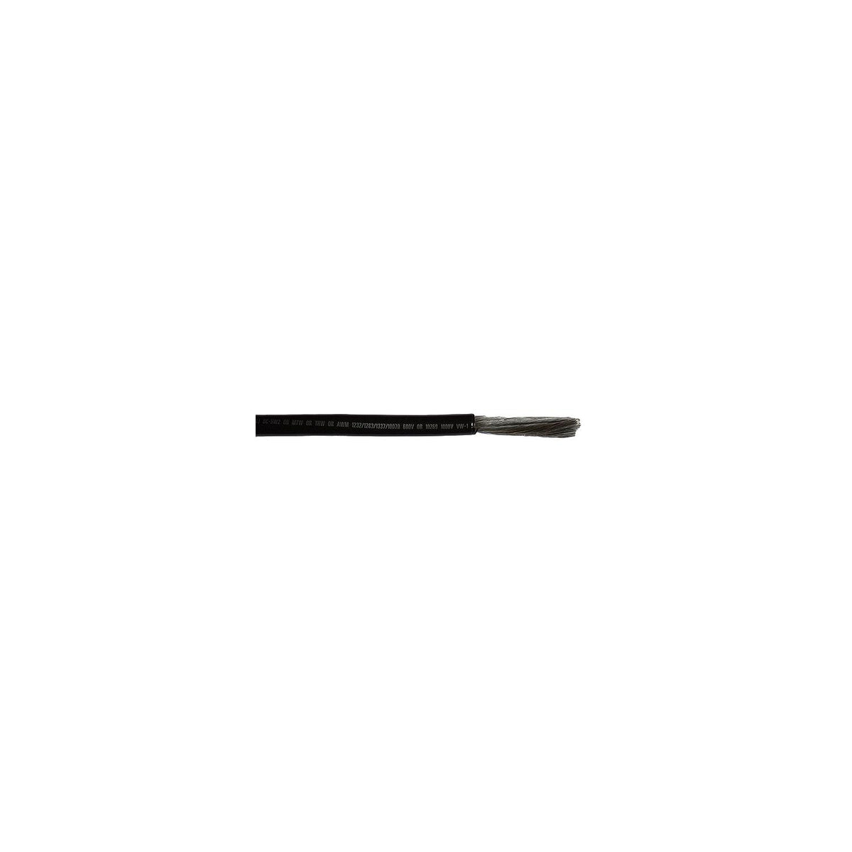 Cobra Wire A2002T07050FT Tinned Copper Battery Cable, 2 AWG, 50', Black -Modern Boat Sales & Service
