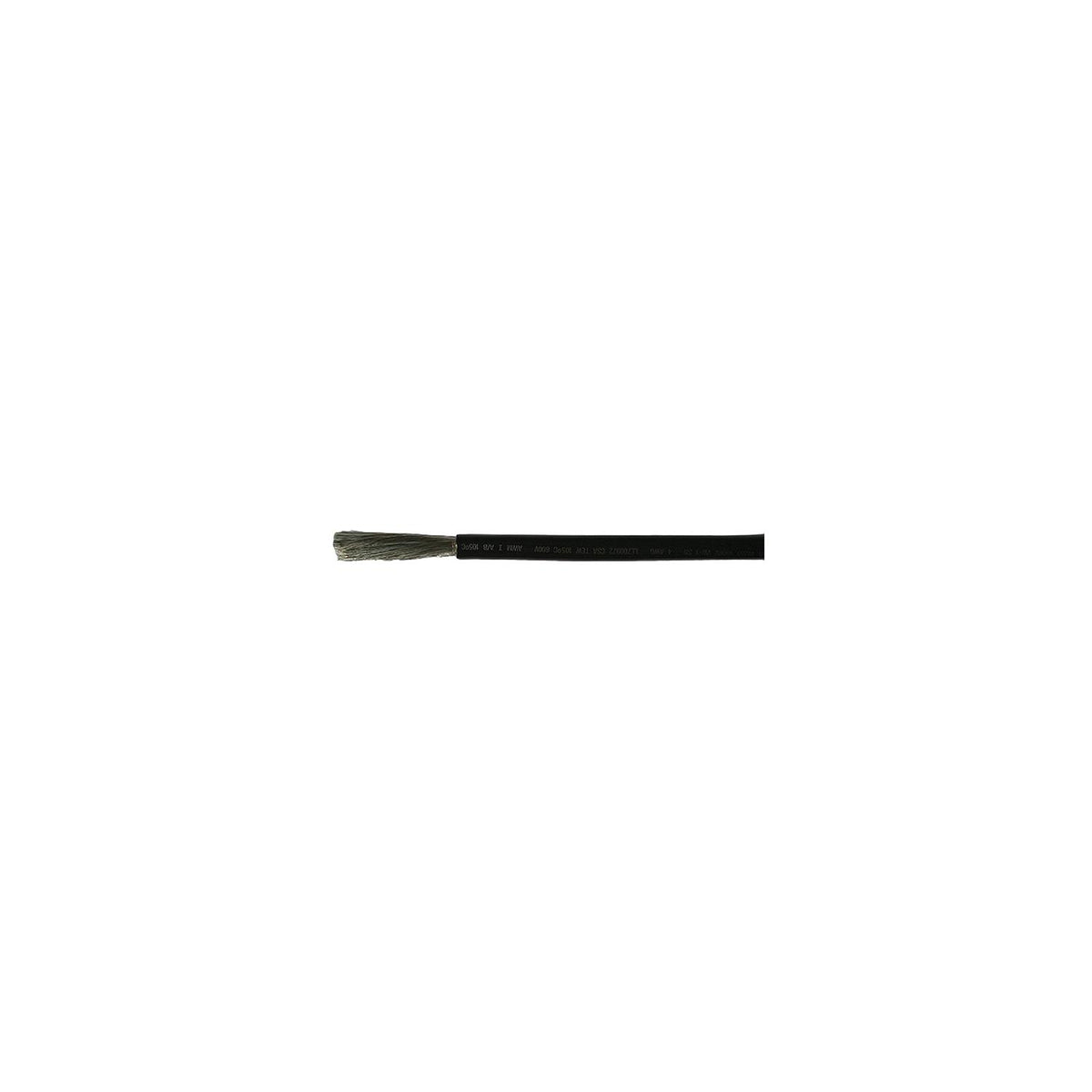 Cobra Wire A2004T07050FT Tinned Copper Battery Cable, 4 AWG, 50', Black -Modern Boat Sales & Service