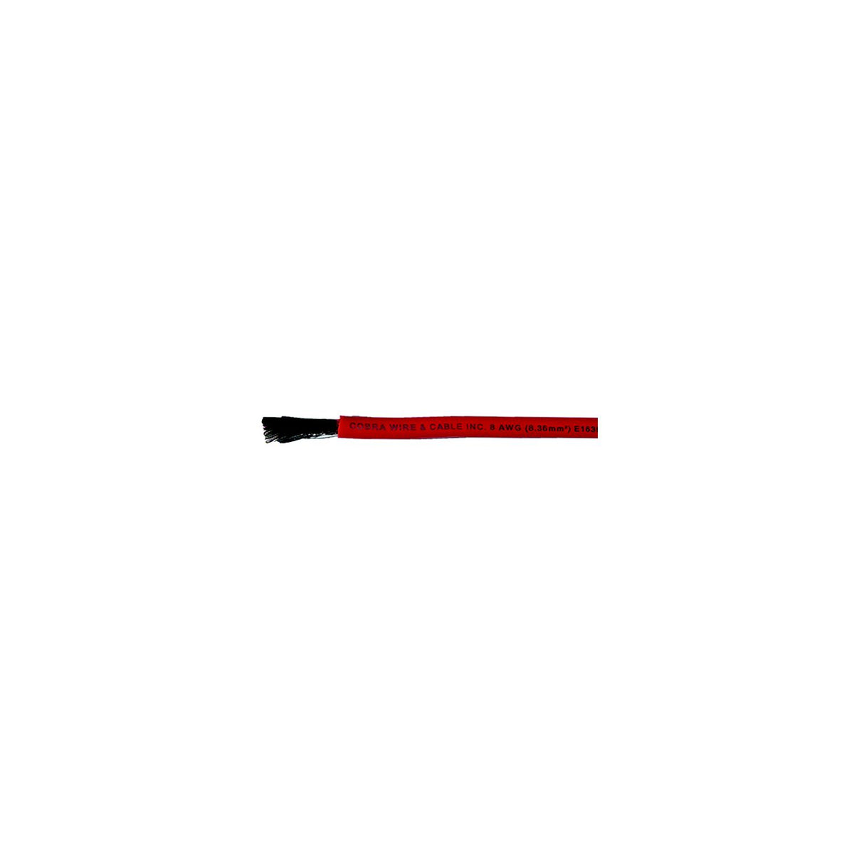 Cobra Wire A2008T01100FT Tinned Copper Battery Cable, 8 AWG, 100', Red -Modern Boat Sales & Service