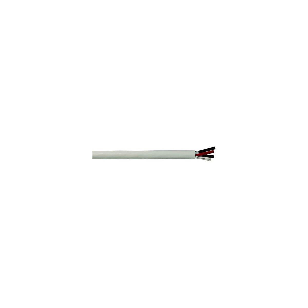 Cobra Wire B6W14T40100FT Tinned Copper Round Triplex Wire, 14/4, 100', White -Modern Boat Sales & Service