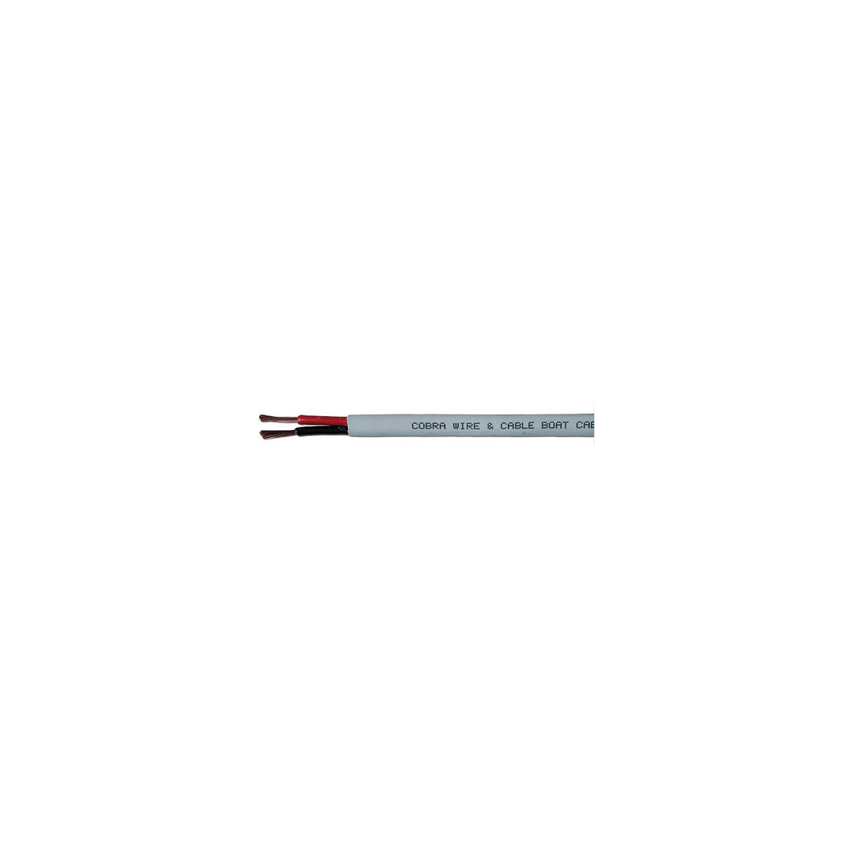 Cobra Wire B7G16B21100FT Bare Copper Duplex Wire, 16/2, 100', Gray Default Title -Modern Boat Sales & Service
