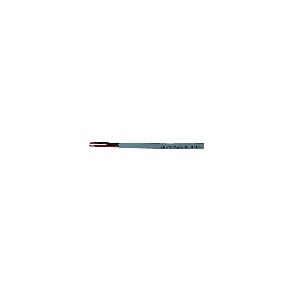 Cobra Wire B7G16B21100FT Bare Copper Duplex Wire, 16/2, 100', Gray -Modern Boat Sales & Service