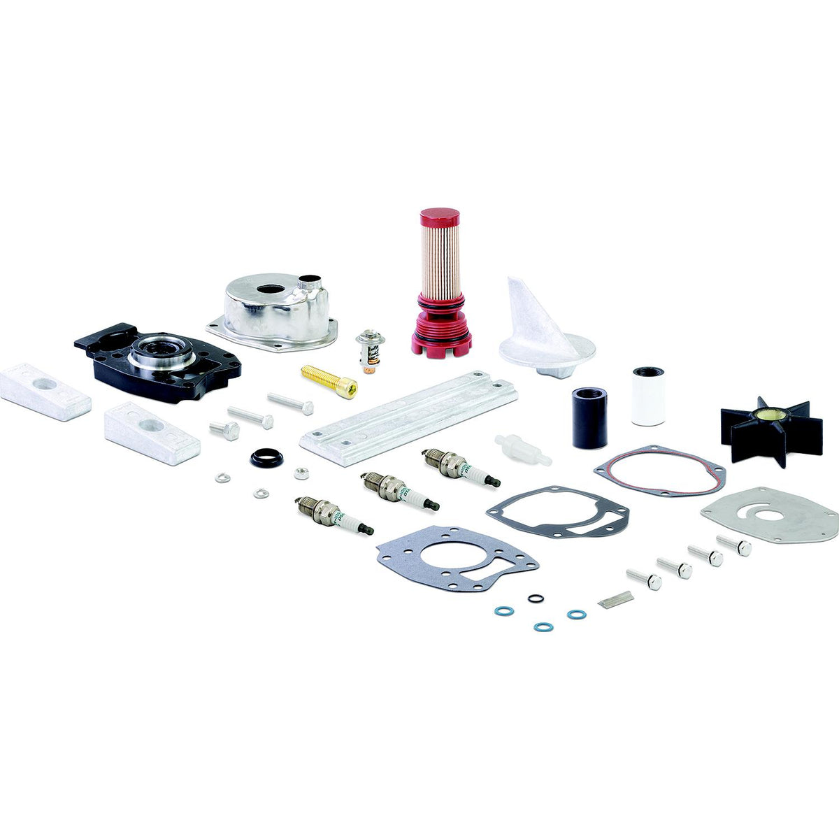 Sierra 9251 Outboard Maintenance Kit Mercury - Mercury 75, 90, and 115 HP, Optimax, 1.5L, 2-Stroke O/B's, Fits with S/N's 1B227000 and up Default Title -Modern Boat Sales & Service