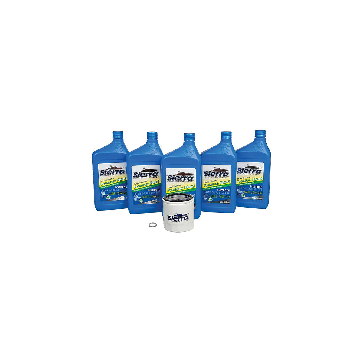 Sierra 9393 Yamaha 4 Stroke Oil Change Kit, Replaces Yamaha LUB-MRNLG-KT-10 Default Title -Modern Boat Sales & Service