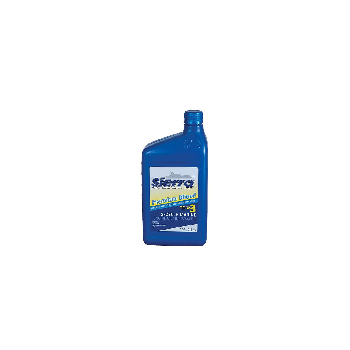 Sierra 1895001 Blue Premium TC-W3 2 Cycle Engine Oil, Pt. -Modern Boat Sales & Service