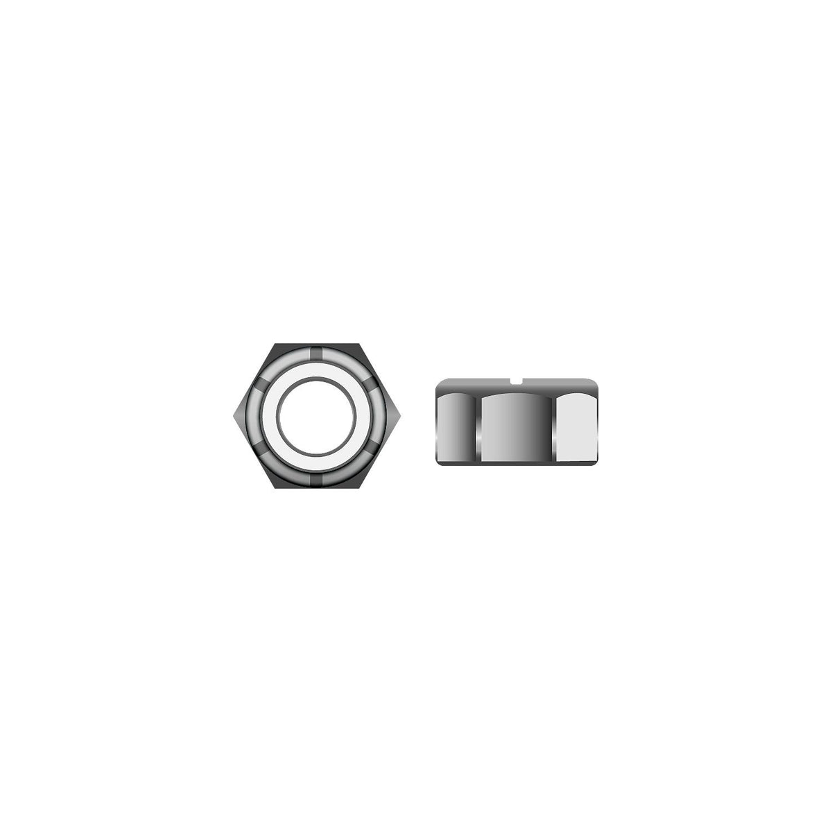 Nylon Insert Locknut - Stainless 10-32 -Modern Boat Sales & Service