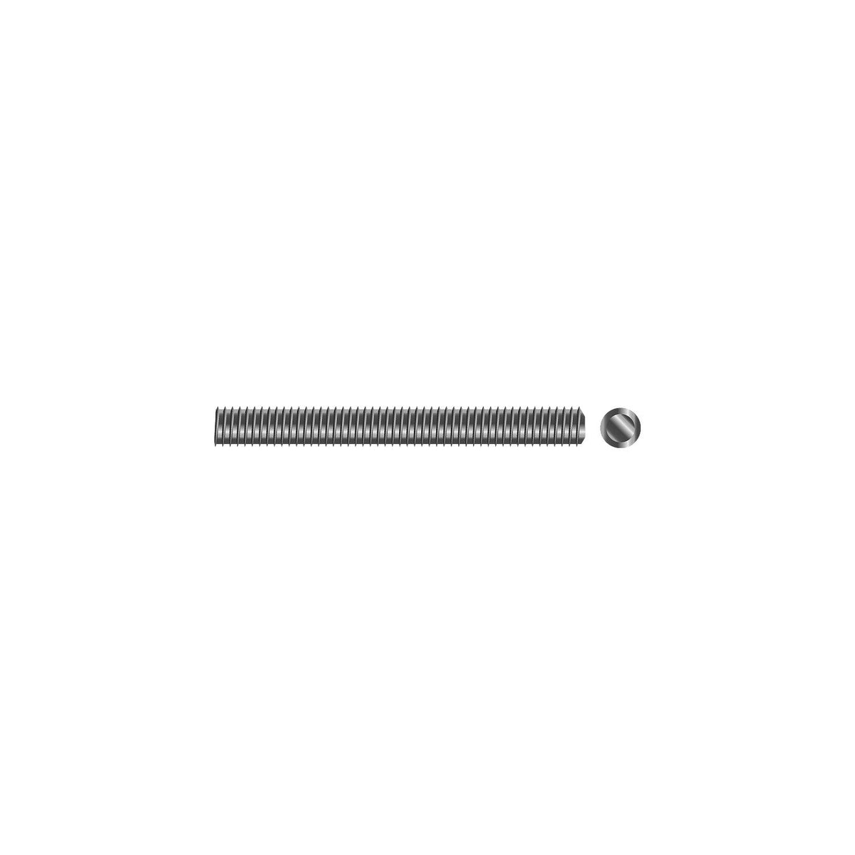 Seachoice 00674 1/2"-13 x 3' Threaded Rod - Stainless -Modern Boat Sales & Service