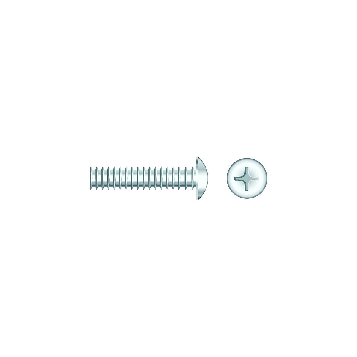Seachoice 01816 Chrome Plated SS Phillips Machine Screws - Truss Head, 1/4-20 x 2" -Modern Boat Sales & Service