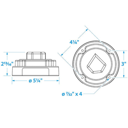 Seachoice Battery Select Switch, Disconnect Isolator Cutoff, Dual, 12 -50V Default Title -Modern Boat Sales & Service