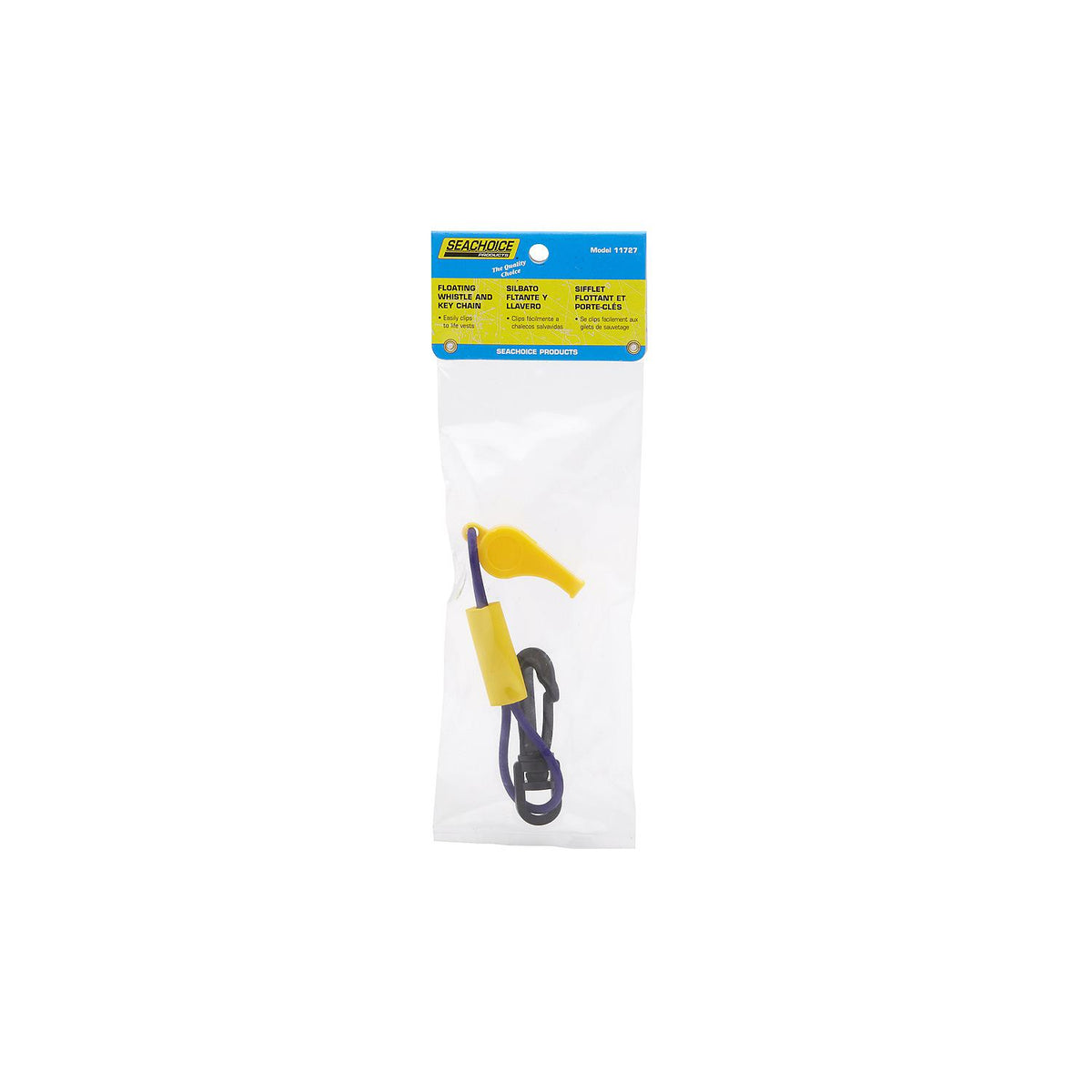 Seachoice Whistle w/ Lanyard, Purple/Yellow Default Title -Modern Boat Sales & Service