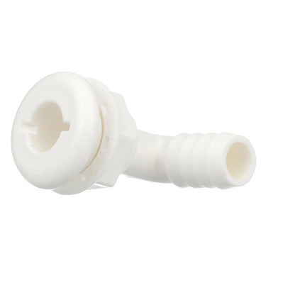 Seachoice 90-Degree Angled Thru-Hull Connector, White Finish, 0.75 in. -Modern Boat Sales & Service