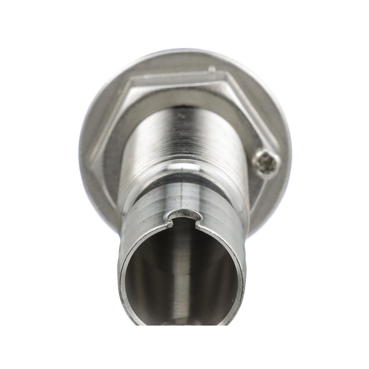 Seachoice Mega-Flow Dripless Thru Hull Fitting, 316 Stainless Steel, Fits 3/4 in. Hose, 1-1/2 in. Max. Hull Default Title -Modern Boat Sales & Service
