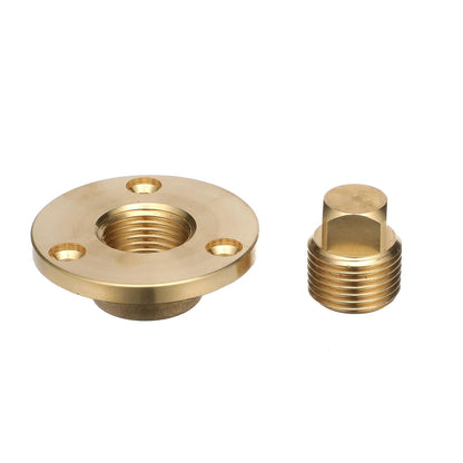Seachoice Cast Bronze Marine Boat 2 In. Garboard Drain w/ Brass Plug Default Title -Modern Boat Sales & Service