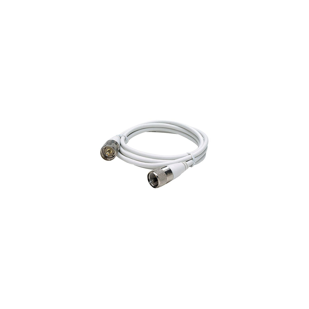 Seachoice 19771 20' RG58U White Coaxial Antenna Cable Assembly, Includes PL259 Fittings on Both Ends -Modern Boat Sales & Service