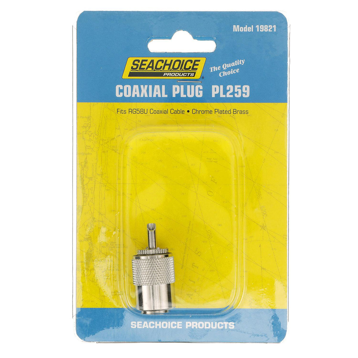 Seachoice PL259 Male Adapter, VHF Cable Antenna Connector -Modern Boat Sales & Service