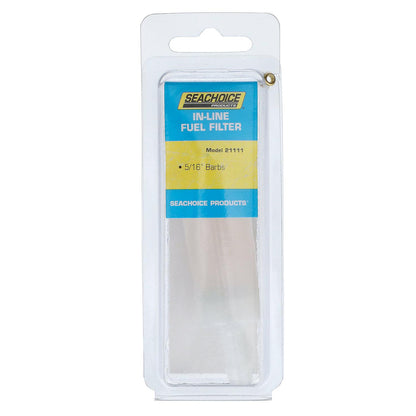 Seachoice in-Line Fuel Filter, 5/16 in., Plastic, Outboard, 20 Micron Default Title -Modern Boat Sales & Service
