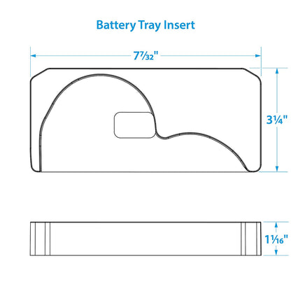 Seachoice Battery Tray w/ Strap For D27M & D31M Optima Batteries Default Title -Modern Boat Sales & Service