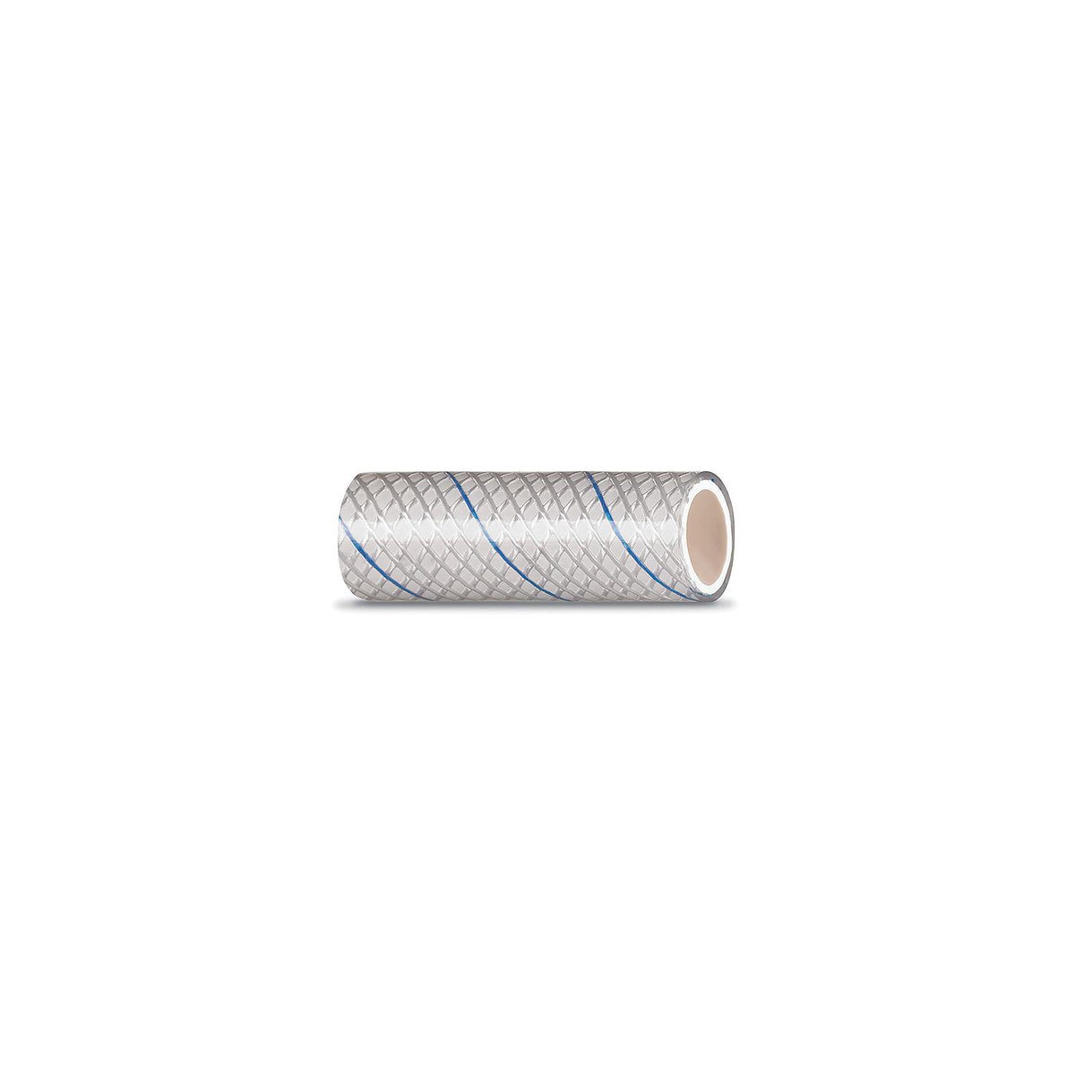 Seachoice 23561 Clear Reinforced PVC Tubing w/Blue Tracer - 164 Series 1/2" x 25' -Modern Boat Sales & Service