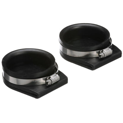 Seachoice Exhaust Guard Covers, Fits 4 in. OD Pipe, Black Rubber with Stainless Steel Hose Clamp Default Title -Modern Boat Sales & Service