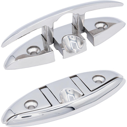 Seachoice 30001 Oval Folding Cleat - Stainless Steel, 5" Length -Modern Boat Sales & Service