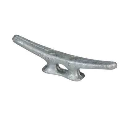 Seachoice Open Base Dock Cleat, Galvanized Gray Iron, 8 In. Default Title -Modern Boat Sales & Service