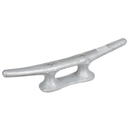 Seachoice Open Base Dock Cleat, Galvanized Gray Iron, 12 In. Default Title -Modern Boat Sales & Service