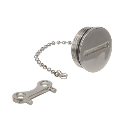 Seachoice Replacement Gas Fill Cap, Cast Stainless Steel Default Title -Modern Boat Sales & Service