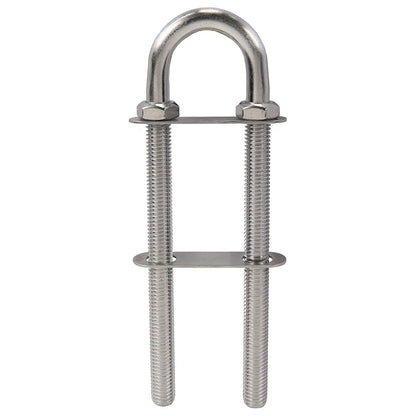 Seachoice 33609 Stern Eye - Stainless Steel, 2 Nuts, 6" Thread Length Default Title -Modern Boat Sales & Service
