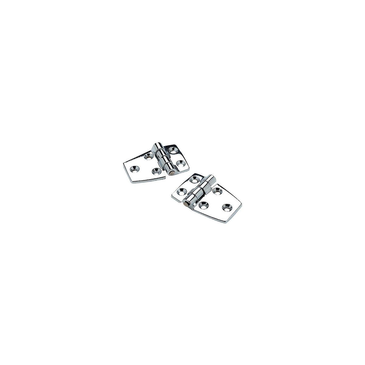 Seachoice 34401 (2) 2-1/4" x 1-1/2" Chrome Plated Zinc 3/4" Short Side Hinges -Modern Boat Sales & Service